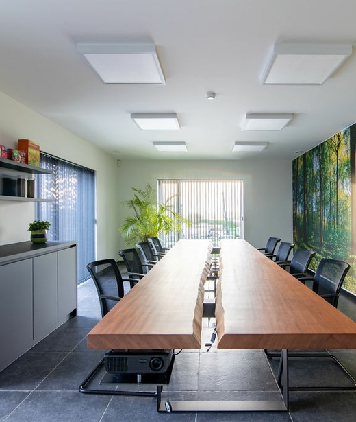 kantoor binnen schilderen en behangen door Schilderwerken Lafaut