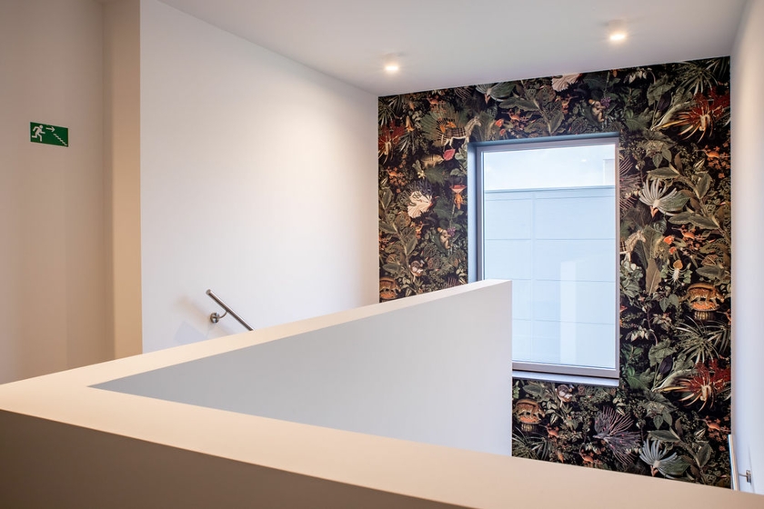 kantoor binnen schilderen en behangen door Schilderwerken Lafaut