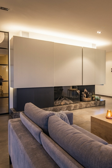 modern-landelijk wonen realisatie binnenschilderwerk door Lafaut