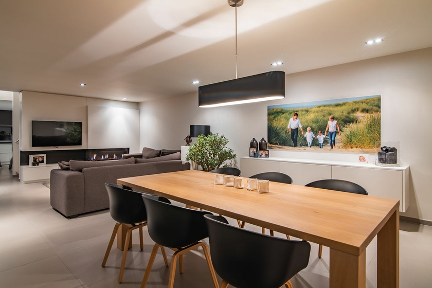 modern wonen realisatie binnenschilderwerk door Lafaut