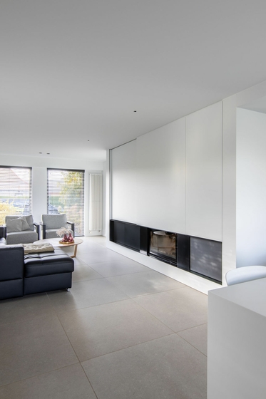 modern wonen realisatie binnenschilderwerk door Lafaut